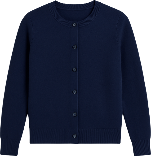 Petite Crewneck Cardigan, Macy's Exclusive