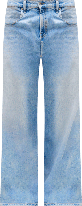 Women's Charlie Mid Rise Loose Wide Leg Jeans