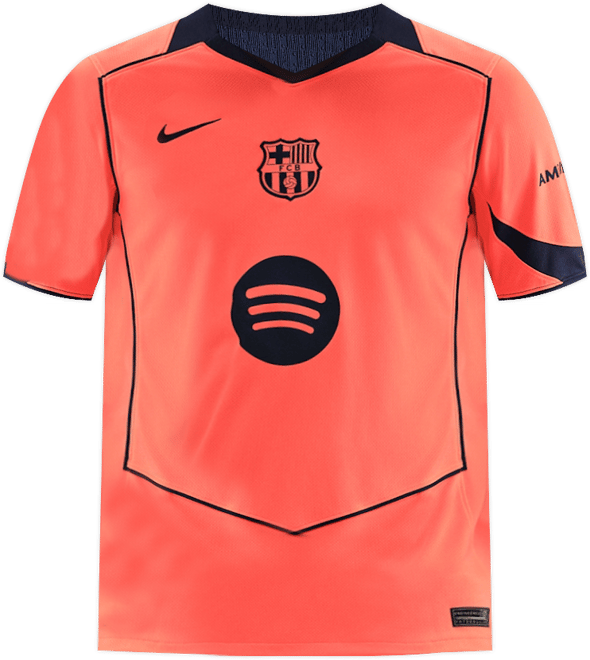 FC Barcelona 2025/26 Stadium Third 男款 Nike Dri-FIT Total 90 復刻版足球衣