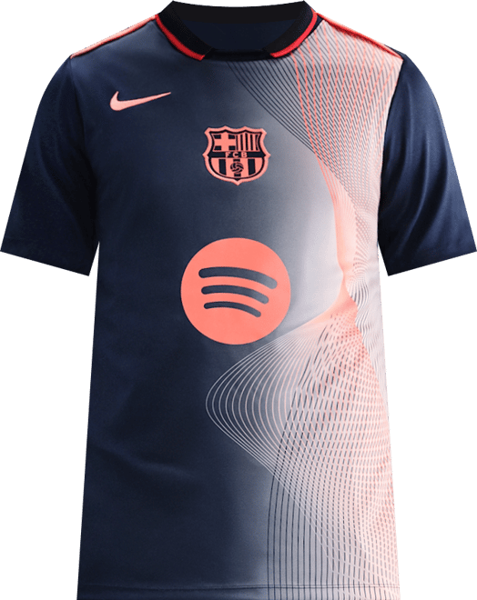 FC Barcelona Academy Pro (tredjeställ) Fotbollströja för uppvärmning för män