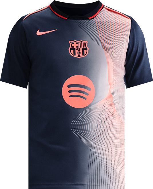 FC Barcelona Academy Pro Third Playera de fútbol Nike Dri-FIT para antes del partido para hombre