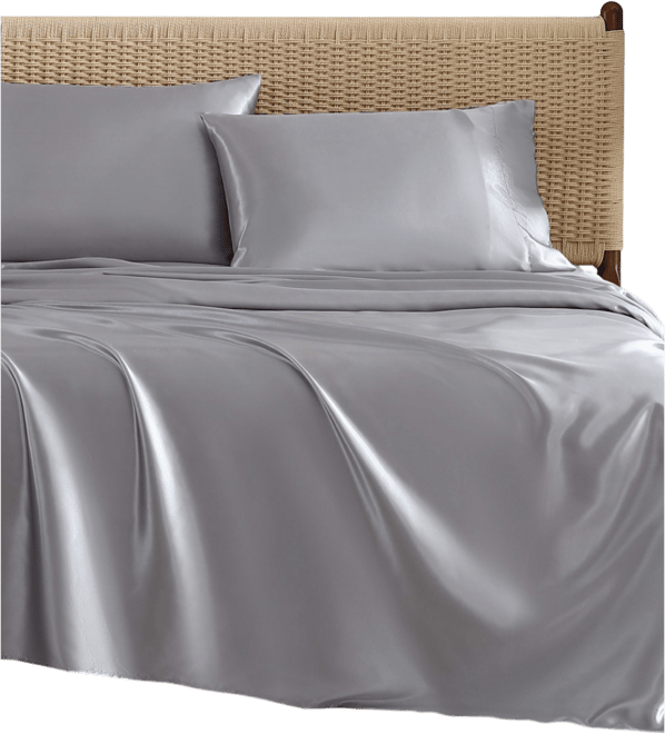 Silky Satin 4-Pc. Sheet Set, Queen