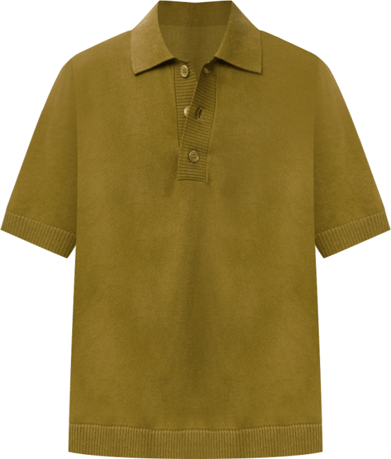 Men's Cotton Knitted Polo Shirt