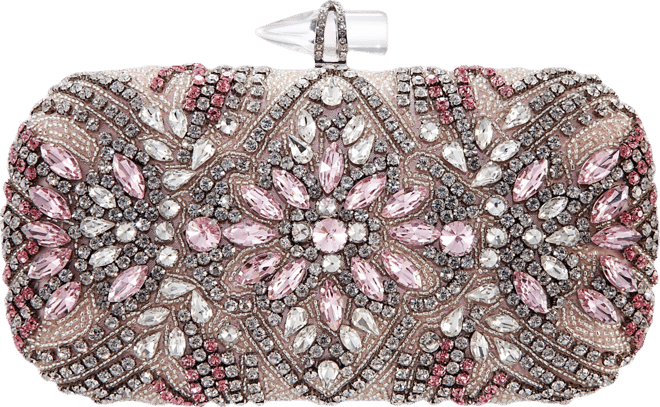 Women's Crystal Embellished Minaudiere