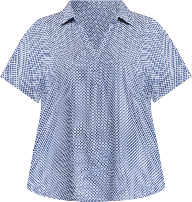 Plus Size Becky Short Sleeved Blouse