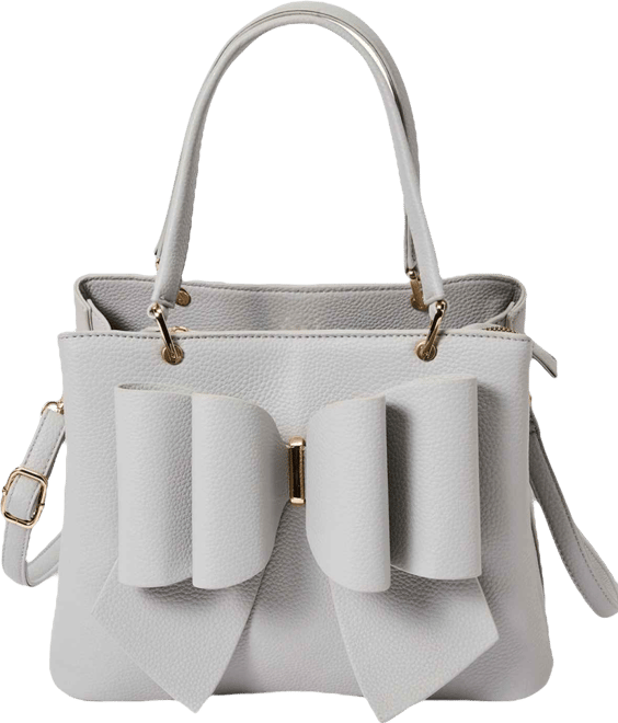 Women's Jenna Triple Compartment Bowtie Satchel Bag