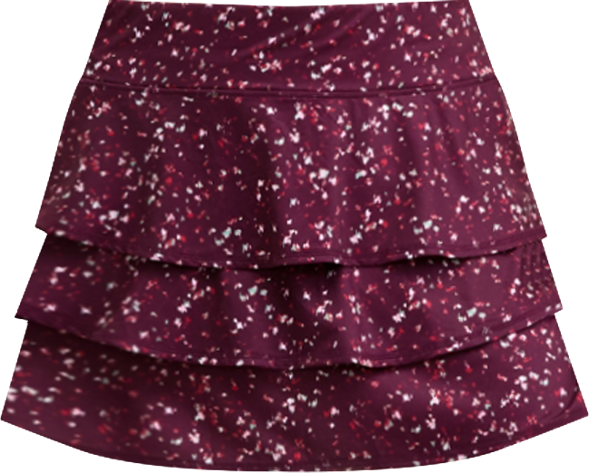 Plus Size Flounce Performance Skort, Exclusively at Macy's