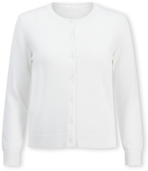 Petite Crewneck Cardigan, Macy's Exclusive