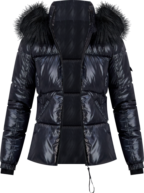 Women's Allie Faux-Fur-Trim Hooded Puffer Coat