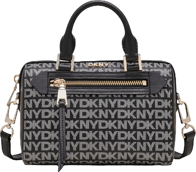DKNY Bryant Ave Mini Logo Duffle Satchel - Macy's