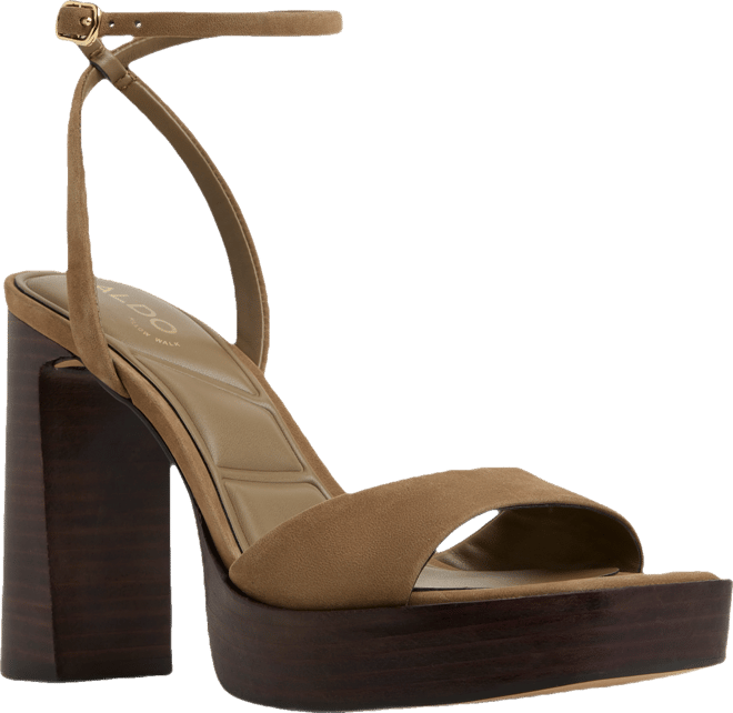 Women's Lothon Two-Piece Platform Heeled Dress Sandals