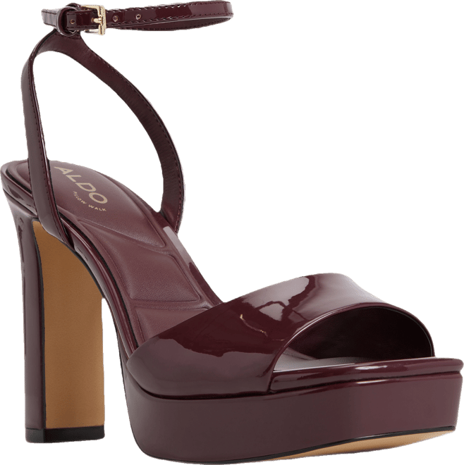 Women's Two-Piece Platform Heeled Dress Sandals