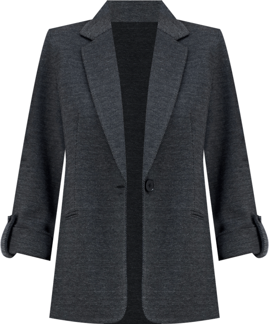Women's Notch-Lapel Button-Front Jacket