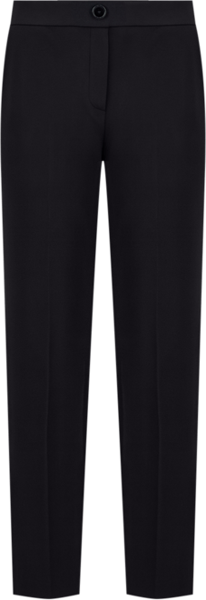 Women's Mid-Rise Faux-Fly Ankle Pants