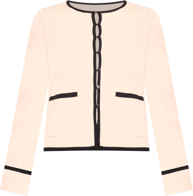 Women's Patch Pocket Tipping Cardigan Sweater