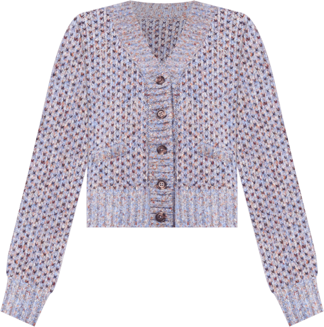 Women's Tuck Stitch Long Sleeve Cardigan Sweater