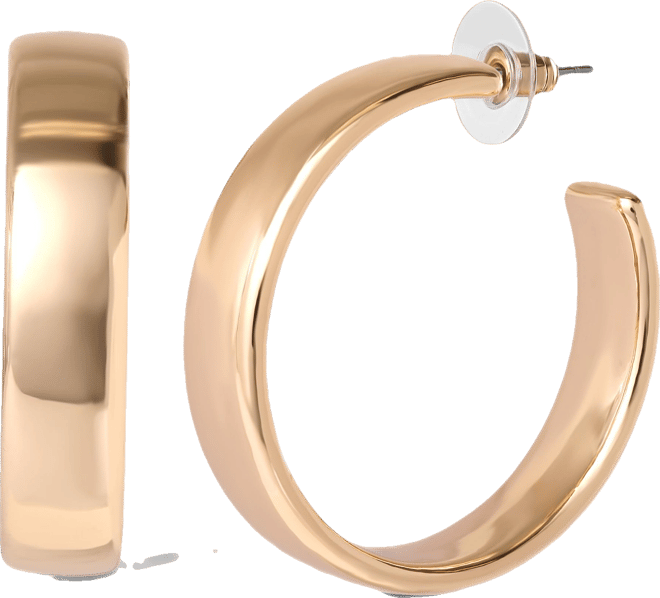 Textured Half Hoop Earrings