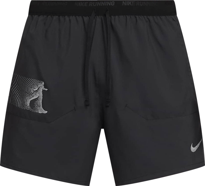 Nike Stride กางเกงวิ่งขาสั้น 5 นิ้วมีซับในผู้ชาย Dri-FIT