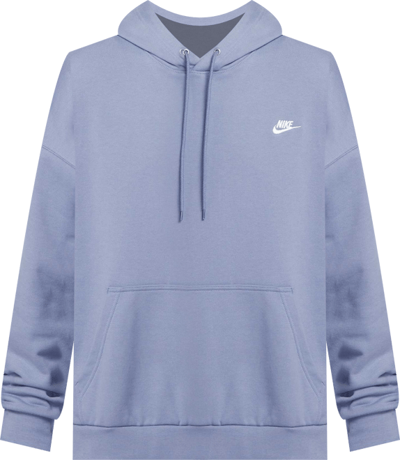 Nike Club Fleece เสื้อมีฮู้ดแบบสวมผ้าเฟรนช์เทรีขนาดโอเวอร์ไซส์ผู้ชาย