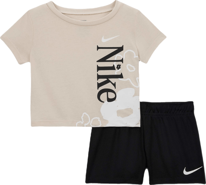 Nike Baby (12-24M) Wild Flower T-Shirt and Mesh Shorts Set