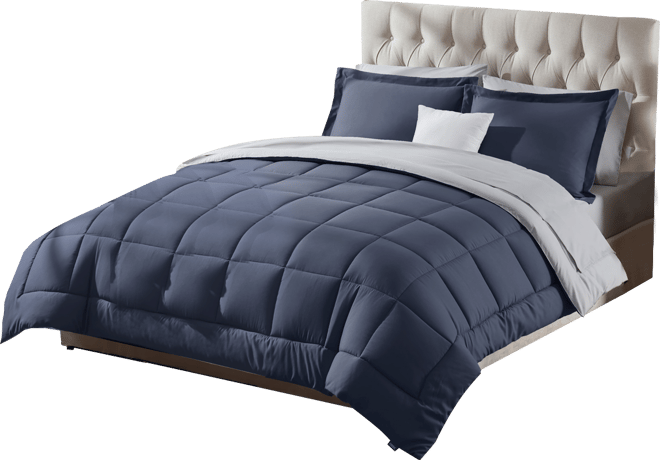 Luxury Soft Reversible 7-Pc. Comforter Set, Queen