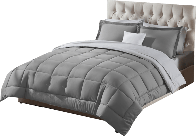 Luxury Soft Reversible 7-Pc. Comforter Set, Queen