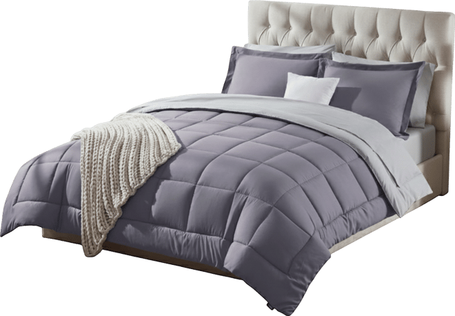 Luxury Soft Reversible 7-Pc. Comforter Set, Queen