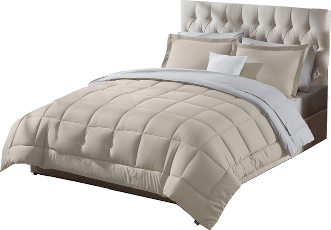 Luxury Soft Reversible 7-Pc. Comforter Set, Queen