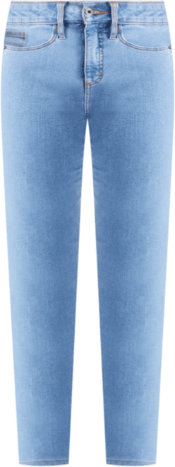 Petite High-Rise Natural Straight-Leg Jeans, Petite & Petite Short, Created for Macy's