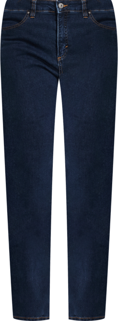 Petite High-Rise Natural Straight-Leg Jeans, Petite & Petite Short, Created for Macy's