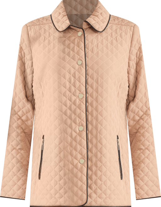 Women's Quilted Snap Front Long Sleeve Jacket