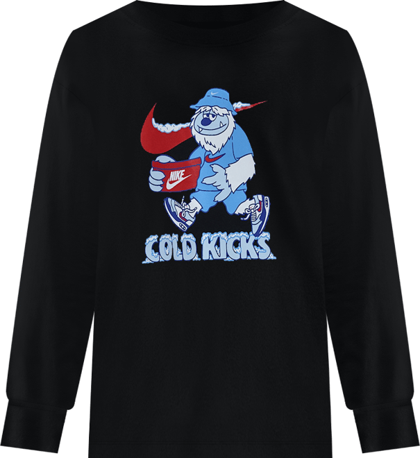 Nike Sportswear Playera de manga larga para niños grandes