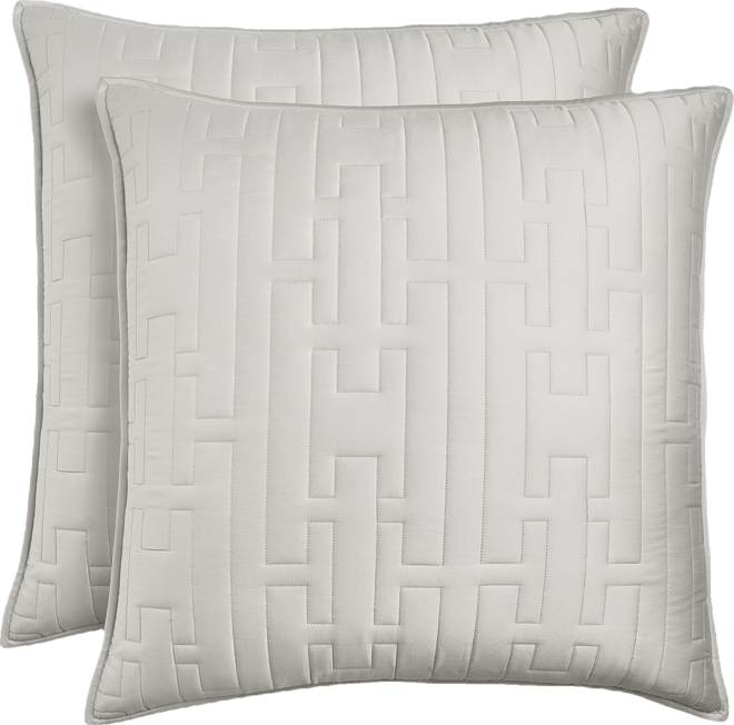 Chain Links 2-Pc. Sham Set, European, Exclusively at Macy's