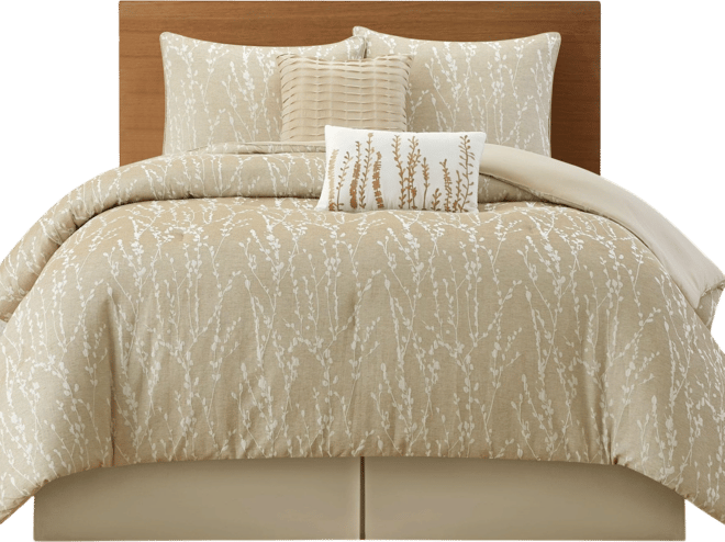 Priya Floral 6-Pc. Comforter Set, Queen