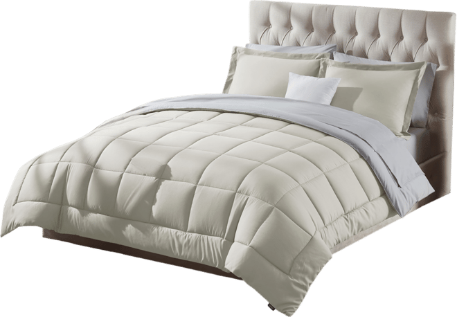 Luxury Soft Reversible 7-Pc. Comforter Set, Queen