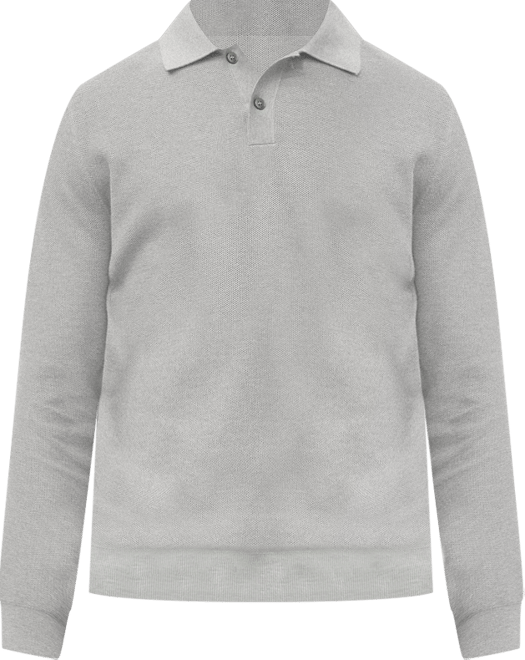 Men's Micro-Structured Cotton Polo Shirt