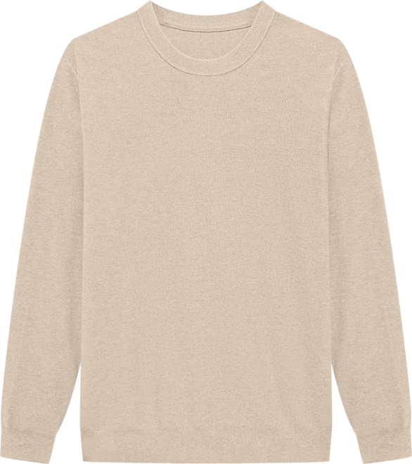 Men's Microstructure Cotton Knitted Sweater