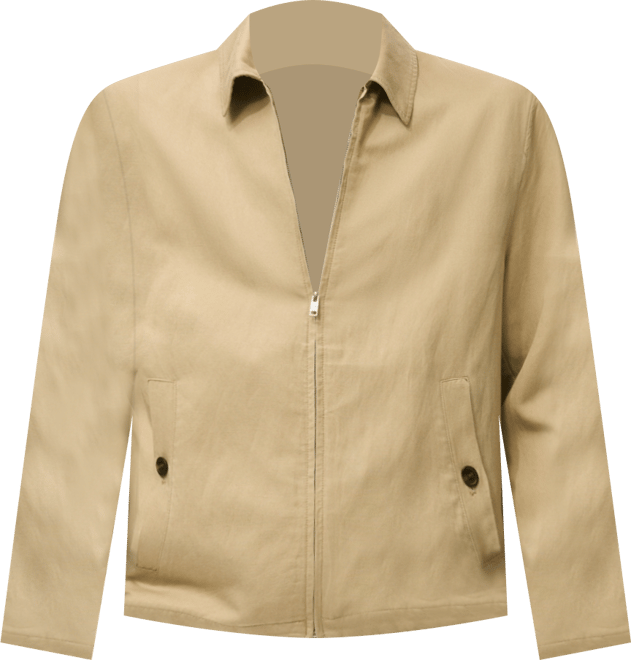 Men's Zipper Linen Jacket
