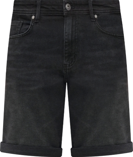 Men's Slim-Fit Denim Bermuda Shorts