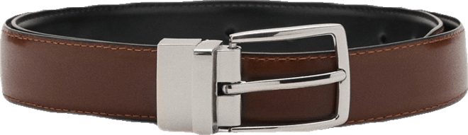 Men's Reversible Suit Leather Belt