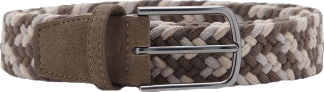 Men's Braided Elastic Colored Belt