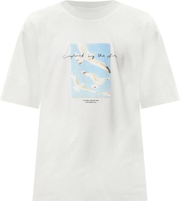 Men's Printed Patch T-Shirt