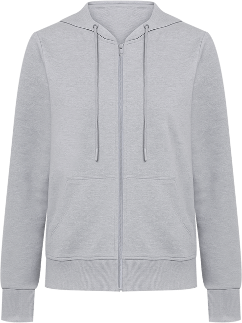 Women's Relaxed Zip-Front Long-Sleeve Fleece Hoodie, Created for Macy's
