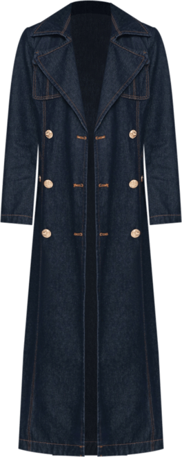 Women's Double-Breasted Belted Trench Coat