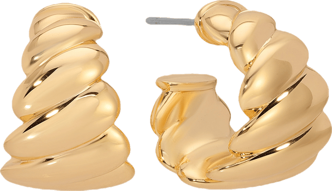 Twist of Fate Hoops Earrings