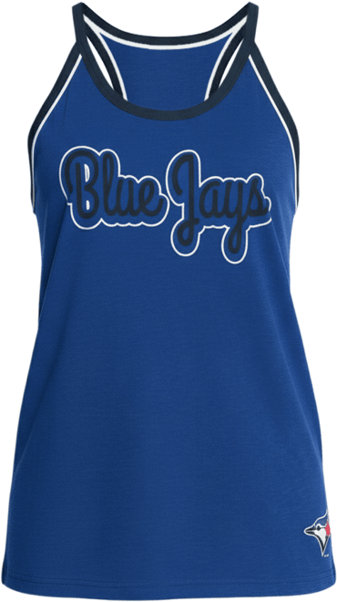 Women's Royal Toronto Blue Jays Curveball Racerback Tank Top