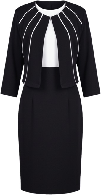 Petite Two Piece Dress Set