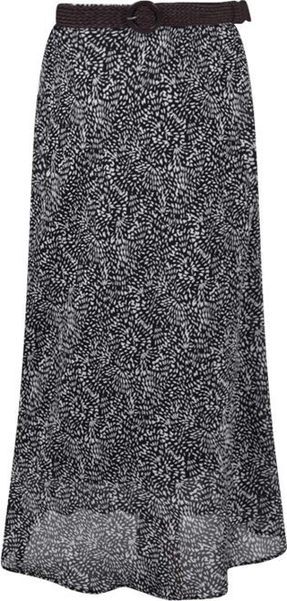 Petite Chiffon Maxi Skirt