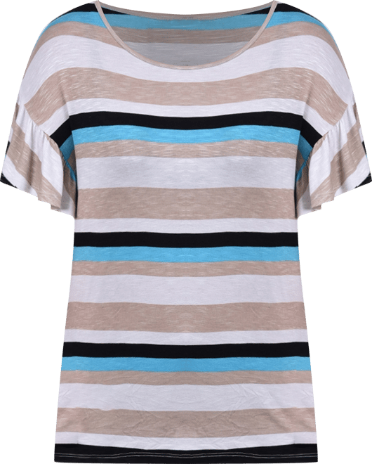 Petite Short Flutter Sleeve Top