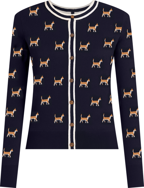 Women's Fetch-ing Fun Cardigan Sweater